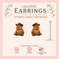 Cowboy Capybara Stud Earrings, Cute Capybara Earrings, Western Animal Studs, Funny Cowboy Gift, Country Earrings, Capybara Lover