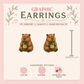 Capybara Pickle Stud Earrings, Funny Capybara Earrings, Pickle Lover Gift, Cute Animal Earrings, Kawaii Capybara Jewelry