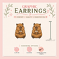 Capybara Coffee Stud Earrings, Coffee Lover Earrings, Cute Capybara Earrings, Iced Coffee Jewelry, Kawaii Animal Gift, Coffee Lover Gift