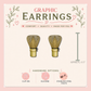 Matcha Latte & Bamboo Whisk Graphic Stud Earrings | Matcha Lover Earrings | Kawaii Food Earrings | Tea Lover Gift | Stainless Steel, Silicone or Clip-On