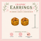 Shrimp Mofongo Graphic Stud Earrings | Puerto Rican Mofongo Earrings | Boricua Food Jewelry | Handmade Puerto Rico Earrings