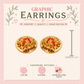 Pupusa Graphic Stud Earrings | Salvadoran Food Earrings | Latin Food Jewelry | Cute Foodie Earrings | Stainless Steel, Silicone or Clip-On