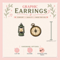 Camping Lantern & Compass Graphic Stud Earrings | Camping Earrings | RV Life Jewelry | Hiking Gift | Outdoor Adventure Earrings