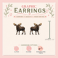 Moose Graphic Stud Earrings | Moose Earrings | Woodland Animal Jewelry | Cabin Decor Gift | Handmade Nature Earrings