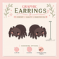 Cute Jumping Spider Graphic Stud Earrings | Kawaii Spider Earrings | Spider Lover Gift | Halloween Jewelry | Handmade Stud Earrings