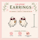 Ghost Iced Coffee Stud Earrings, Spooky Cute Halloween Earrings, Pink Sunglasses Ghost Jewelry, Resin Sealed Studs