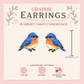 Eastern Bluebird Stud Earrings, Bluebird Earrings, Cute Bird Studs, Backyard Bird Earrings, Bird Lover Gift, Nature Jewelry