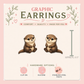 River Otter Stud Earrings, Woodland Animal Jewelry, Baby Otter Lover Gift