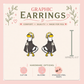 Colonial Goose Stud Earrings, Historical Goose Earrings, Regency Goose Bird Studs, Resin Sealed Lightweight Jewelry