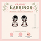 Bride of Frankenstein Stud Earrings, Cute Halloween Monster Earrings, Kawaii Horror Studs, Resin Sealed Lightweight Jewelry