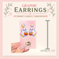 Kawaii Ghost Pumpkin Candy Bucket Earrings