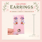 Ghost Cat Halloween Dangle Earrings, Pastel Rainbow Kawaii Bat Studs, Cute Resin Sealed Lightweight Spooky Jewelry
