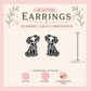 Skeleton Dog Stud Earrings, Spooky Puppy Earrings, Gothic Dog Jewelry, Halloween Animal Studs, Dog Lover Gift