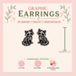 Skeleton Raccoon Stud Earrings, Spooky Raccoon Earrings, Creepy Cute Animal Studs, Gothic Halloween Jewelry, Raccoon Gift