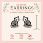 Skeleton Opossum Stud Earrings, Spooky Possum Earrings, Creepy Cute Animal Studs, Gothic Halloween Jewelry, Opossum Gift