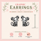 Skeleton Mouse Stud Earrings, Spooky Gothic Animal Jewelry, Lightweight Plastic (0.5")