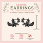 Skeleton Axolotl Stud Earrings, Spooky Lightweight Plastic Animal Studs, Halloween Jewelry (0.5")