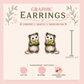 Opossum Pickle Stud Earrings, Cute Possum, Pickle Lover Gift, Funny Animal Jewelry, Lightweight Plastic (0.5")