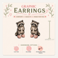Raccoon Slippers Stud Earrings, Cute Trash Panda, Pink Bear Slippers, Cozy Animal Jewelry, Lightweight Plastic (0.5")