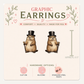 Groundhog Top Hat Stud Earrings, Cute Groundhog Day Earrings, Funny Woodland Animal Studs, Teacher Gift Jewelry
