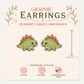 Stegosaurus Stud Earrings, Cute Dinosaur Earrings, Green Dino Jewelry, Prehistoric Earrings, Dinosaur Lover Gift