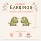 Triceratops Stud Earrings, Cute Dinosaur Earrings, Green Dino Jewelry, Whimsical Teacher Earrings, Lightweight Graphic Studs