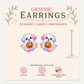 Rainbow Ghost Dog Stud Earrings, Halloween Puppy Jewelry, Trick or Treat Studs