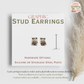 Cute Opossum Stud Earrings, Possum Earrings, Woodland Animal Jewelry, Animal Lover Gift, Nature Inspired Graphic Earrings