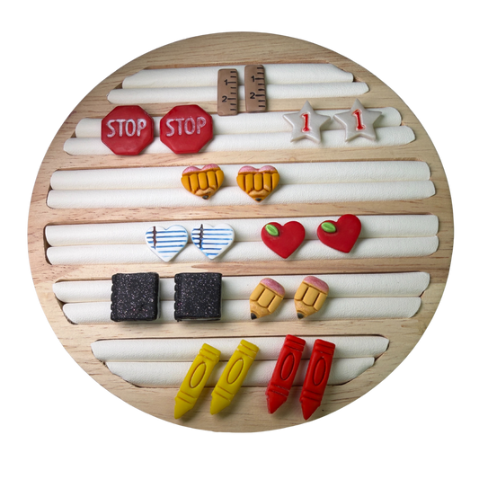 Enchanted Classroom Cuties Stud Earrings