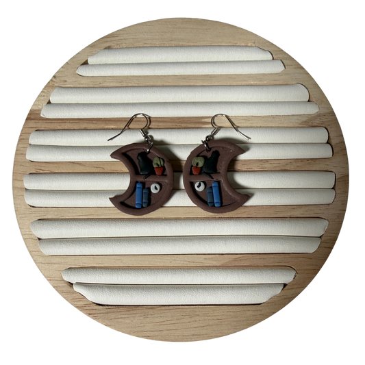 Moonlit Reading Nook Earrings