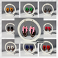 Football Bow Hoop Earrings, Team Colors, Polymer Clay Game Day Jewelry, Football Mom Gift
