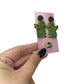 Cute Dragon Earrings | Fantasy Dragon Dangles | Dragon Lover Gift | Mythical Creature Earrings | Green Dragon Jewelry | Nerdy Gift