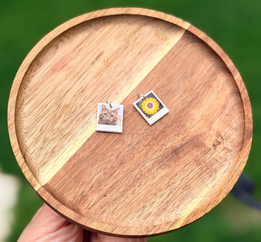 Custom Photo Charm — Bracelet Add-On example