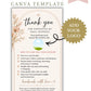 Small Business Thank You Card — Canva Template preview 1
