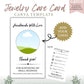 Handmade With Love Thank You Card — Canva Template preview 1