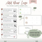 Stud Earring Display Card — Canva Template preview 2