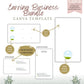 Earring Business Packaging Bundle — Canva Templates preview 1