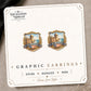 El Morro Earrings & Pins on the tilted Enchanted Nomad Designs card
