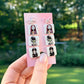 Gothic Girl Trio dangle earrings