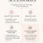Handcrafted accessories, materials, and custom orders