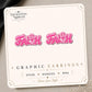 Pink Ribbon Faith Earrings & Pins on original display card