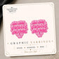 No One Fights Alone Earrings & Pins on original display card