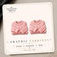 Cozy Pink Sweater Earrings & Pins on original display card
