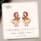 Feather Quill Goose Earrings & Pins on original display card