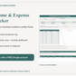 Small Business Income & Expense Tracker — Google Sheets Template — Teal Edition