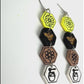 Life Cycle of Honey Dangle Polymer Clay Earrings