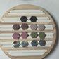 Classic Hex Stud Polymer Clay Earrings
