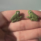 Enchanted Frog | Polymer Clay Stud Earrings