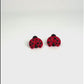 Lucky Ladybug Stud Polymer Clay Stud Earrings