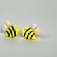 Bee Stud Earrings | Cute Bumblebee Earrings | Bee Lover Gift | Polymer Clay Studs | Spring Summer Jewelry | Lightweight Hypoallergenic